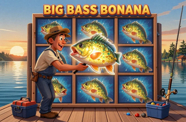 Big Bass Bonanza Slot Reel Kingdom Angeln Fisch Collect